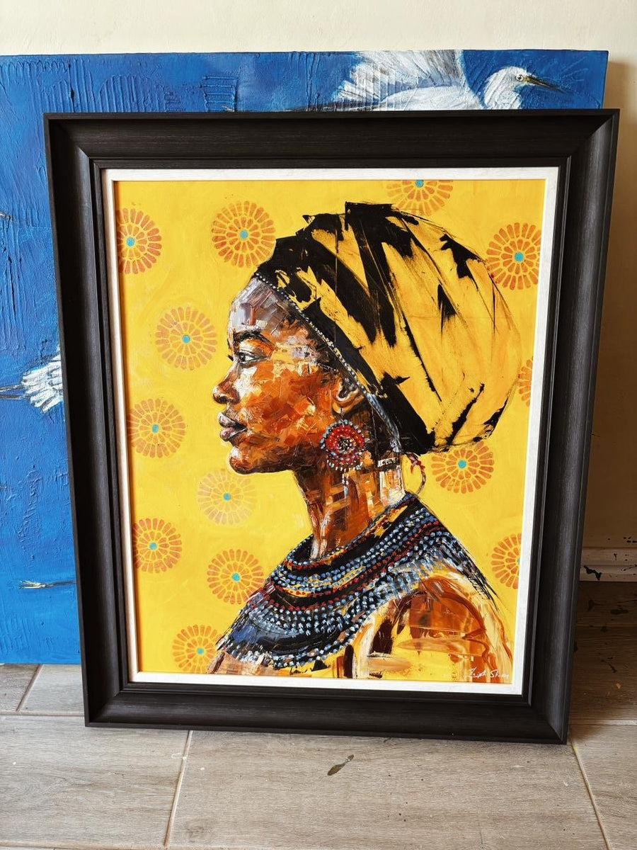 Yellow Zulu Lady